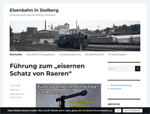 Tablet Screenshot of eisenbahn-stolberg.de